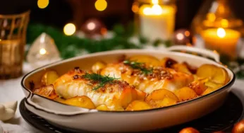 Bacalhau ao Forno: O Sabor Tradicional do Natal – Receita e Segredos de uma Delícia Inesquecível