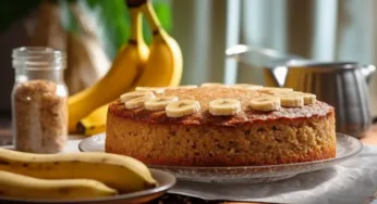 Bolo de Banana com Aveia: Quando Sabor e Saúde Andam Lado a Lado!