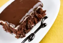 Bolo de Chocolate com Cobertura de Ganache