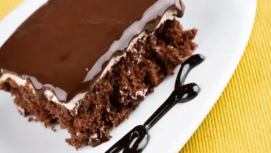 Bolo de Chocolate com Cobertura de Ganache