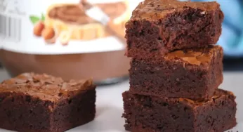 Receita de Brownie de Nutella