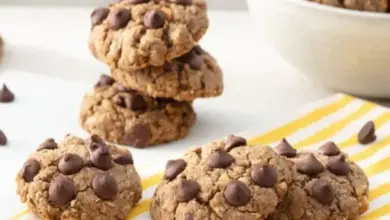 Cookies de Aveia com Gotas de Chocolate